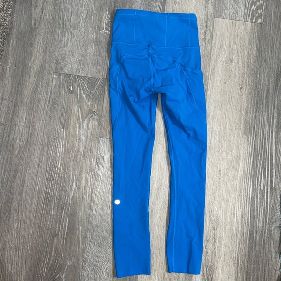 Lululemon Fast and Free High-Rise Crop 23” size 0 
Poolside - Picture 13 of 14
